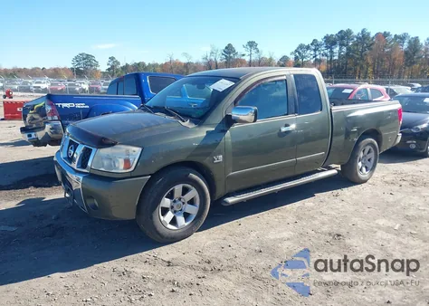 2004 Nissan Titan Le из США, поврежденный, VIN 1N6AA06A54N515860